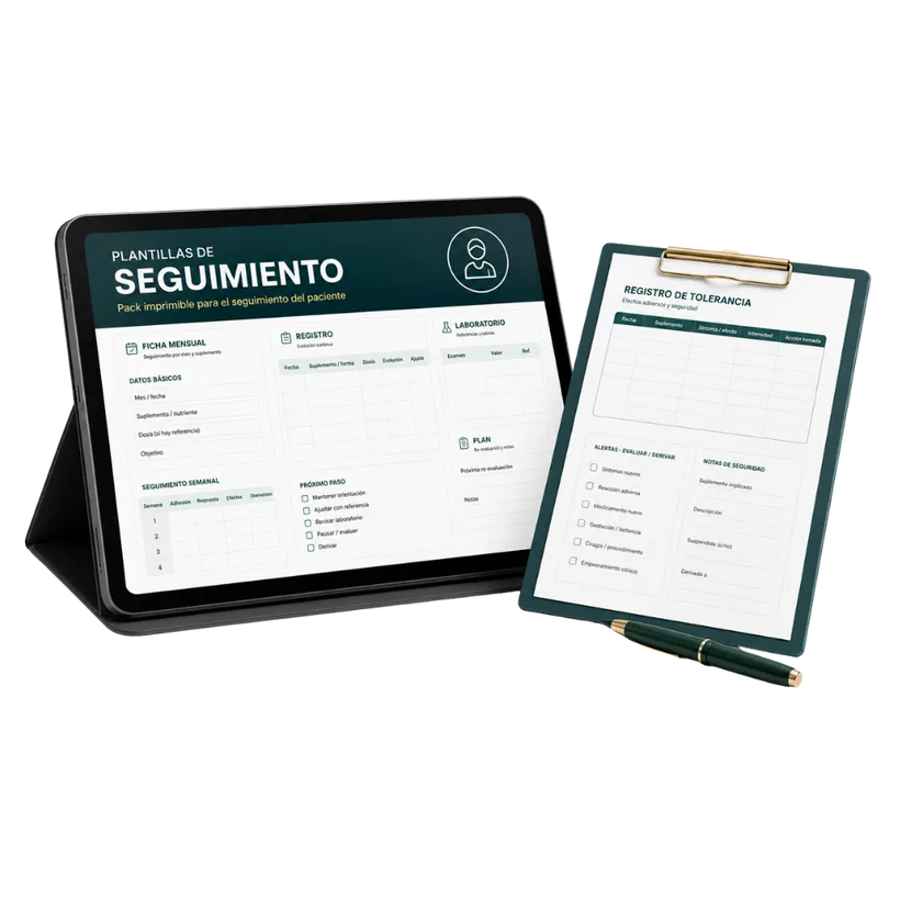 Bono 5: Plantillas de seguimiento