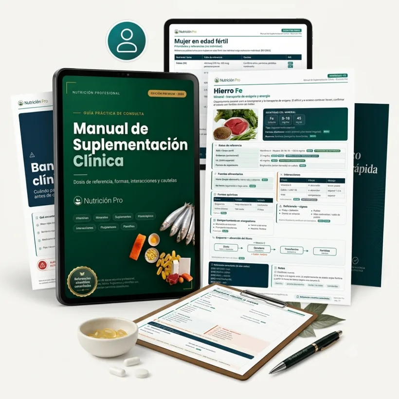 Manual de Suplementación Clínica con los 6 bonos