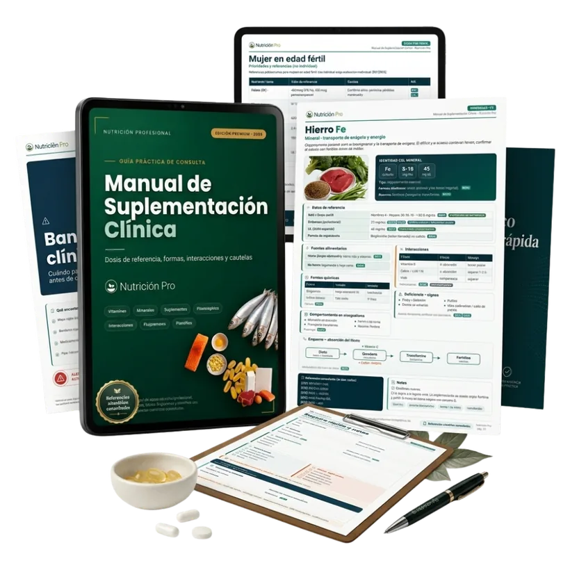 Manual de Suplementación Clínica y los 6 bonos en PDF